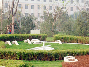 Reloj Floral en Parque